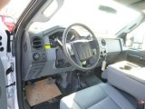 2014 Ford F450 Super Duty XL Regular Cab 4x4 Dump Truck Steel Interior