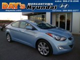 2011 Blue Sky Metallic Hyundai Elantra Limited #89200217