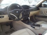 2009 BMW 3 Series 328xi Coupe Cream Beige Dakota Leather Interior