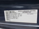 2009 Cadillac SRX 4 V8 AWD Info Tag