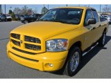 2008 Detonator Yellow Dodge Ram 1500 Sport Quad Cab 4x4 #89200192