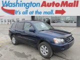 Indigo Ink Pearl Toyota Highlander in 2003