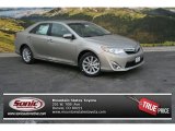 2014 Champagne Mica Toyota Camry Hybrid XLE #89199632