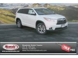 2014 Blizzard White Pearl Toyota Highlander XLE AWD #89199631