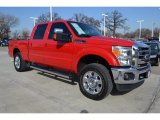 2012 Ford F250 Super Duty Lariat Crew Cab 4x4 Front 3/4 View
