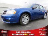 2014 Blue Streak Pearl Dodge Avenger SE #89243168