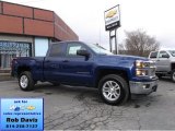 2014 Blue Topaz Metallic Chevrolet Silverado 1500 LT Double Cab 4x4 #89243072