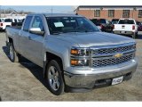 2014 Silver Ice Metallic Chevrolet Silverado 1500 LT Double Cab 4x4 #89243295