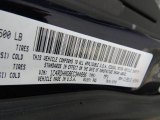 2014 Durango Color Code for True Blue Pearl - Color Code: PBU