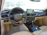 2014 Audi A6 3.0T quattro Sedan Velvet Beige Interior