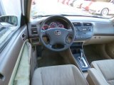 2003 Honda Civic EX Sedan Ivory Interior