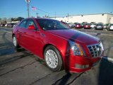 Crystal Red Tintcoat Cadillac CTS in 2012