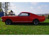 Poppy Red Ford Mustang in 1965