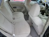 2008 Subaru Impreza 2.5i Sedan Rear Seat