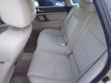 2008 Subaru Outback 2.5i Wagon Rear Seat