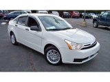 2011 Ford Focus White Suede