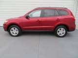 Venetian Red Hyundai Santa Fe in 2010