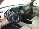 2011 Honda Pilot EX 4WD Beige Interior