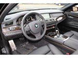 2013 BMW 7 Series 750Li xDrive Sedan Black Interior
