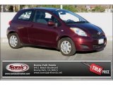 2009 Carmine Red Metallic Toyota Yaris 3 Door Liftback #89300851