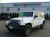 2013 Bright White Jeep Wrangler Unlimited Oscar Mike Freedom Edition 4x4 #89301105