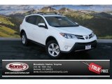 2014 Super White Toyota RAV4 XLE AWD #89300620