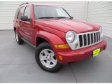 Inferno Red Crystal Pearl Jeep Liberty in 2007