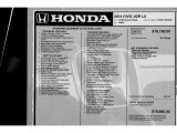 2014 Honda Civic LX Sedan Window Sticker