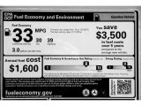 2014 Honda Civic LX Sedan Window Sticker