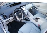 2014 Toyota Prius Five Hybrid Misty Gray Interior