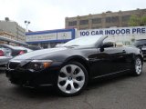 2004 Jet Black BMW 6 Series 645i Convertible #8918592