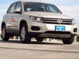 2014 White Gold Metallic Volkswagen Tiguan S #89351237