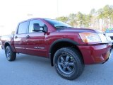2014 Nissan Titan Pro-4X Crew Cab 4x4 Front 3/4 View