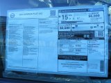 2014 Nissan Armada Platinum Window Sticker