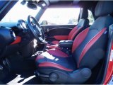 2010 Mini Cooper S Convertible Rooster Red Leather/Carbon Black Interior
