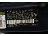 2006 Camry Color Code for Indigo Ink Pearl - Color Code: 8P4