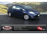 2014 Nautical Blue Metallic Toyota Prius Three Hybrid #89381538