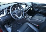 2014 Toyota Highlander XLE AWD Black Interior