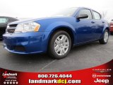 2014 Blue Streak Pearl Dodge Avenger SE #89410359