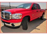 2008 Flame Red Dodge Ram 1500 Lone Star Edition Quad Cab #8928728