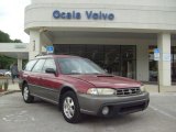 1998 Ruby Red Pearl Subaru Legacy Outback Wagon #8919393