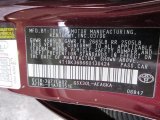 2006 Avalon Color Code for Cassis Red Pearl - Color Code: 3Q7