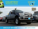 2012 Dark Blue Pearl Metallic Ford F250 Super Duty Lariat Crew Cab 4x4 #89433914