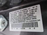 2011 Accord Color Code for Polished Metal Metallic - Color Code: NH737M