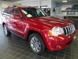 2010 Inferno Red Crystal Pearl Jeep Grand Cherokee Limited 4x4 #89433849