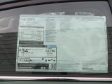 2014 Toyota Corolla LE Eco Window Sticker