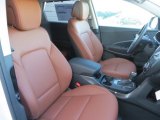 2014 Hyundai Santa Fe Limited Black/Saddle Interior