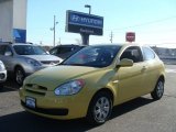 2010 Mellow Yellow Hyundai Accent GS 3 Door #89459211