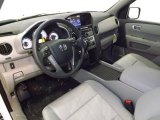 2014 Honda Pilot LX Gray Interior