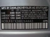 2008 E Color Code for Iridium Silver Metallic - Color Code: 775